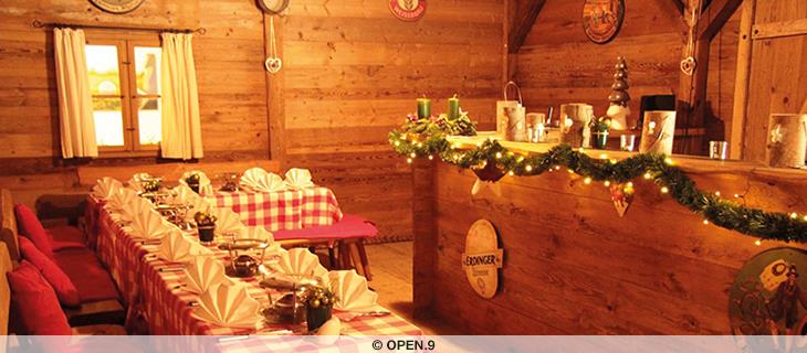 Winterzauber in der Almhütte
