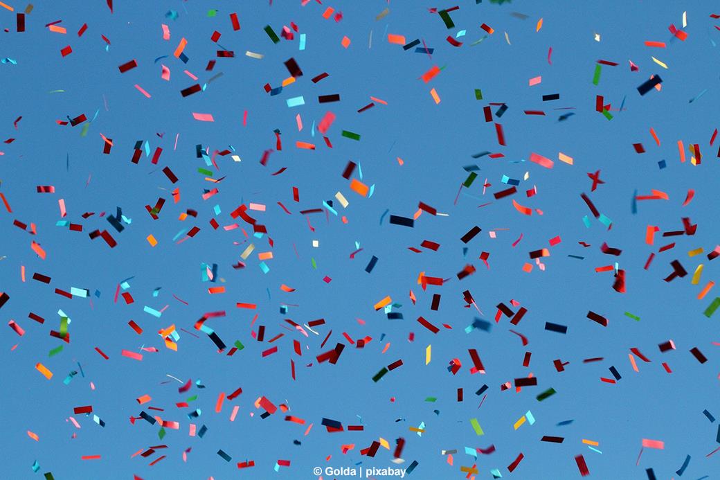 Faschingstreiben am Rotkreuzplatz