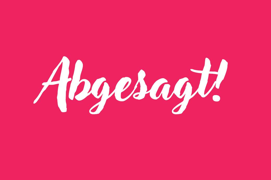 Rocko Schamoni // Abgesagt!
