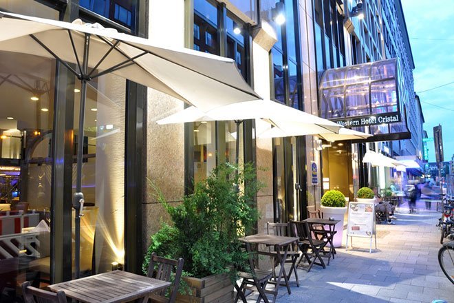Das Hotel Cristal im Zentrum Münchens