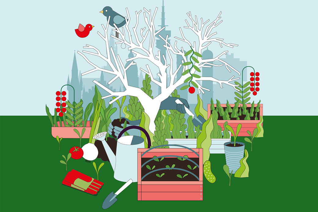 Key Visuell Urban Gardening DB-Aktion