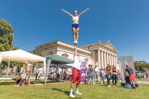 Fotografie Münchner Sportfestival – 2 Athleten beim Sport