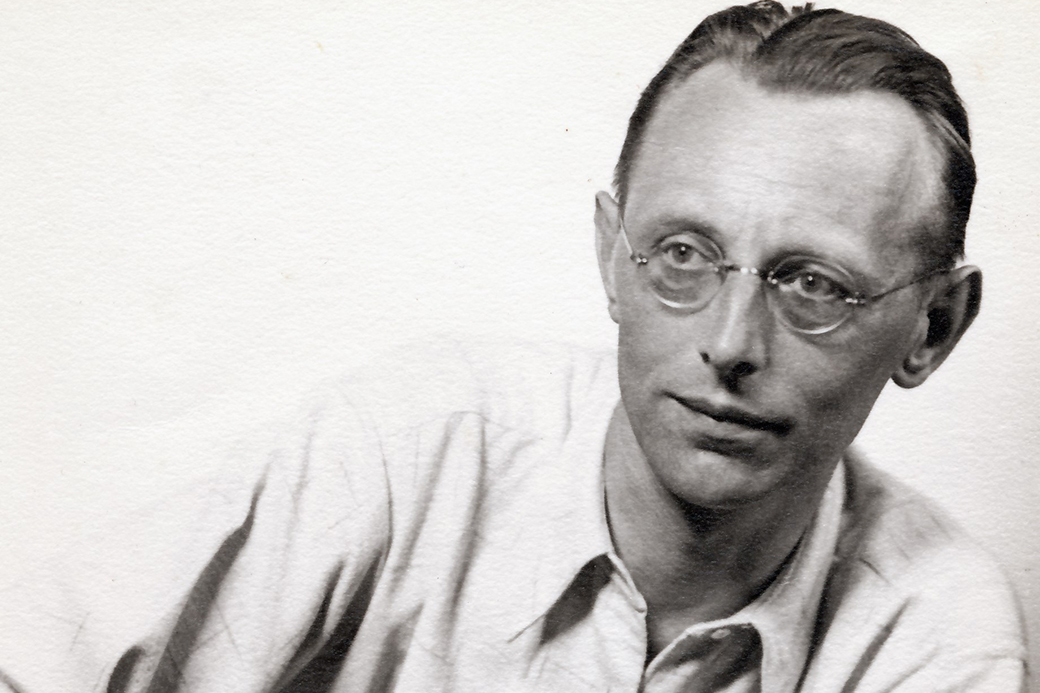 Fotografie des Komponisten Carl Orff. Orff-Fest.