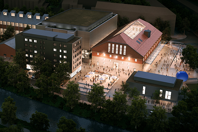Interimsquartiere Gasteig; Halle E und Interims-Philharmonie