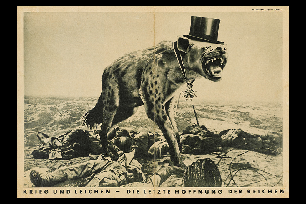 HyperFocal: 0 John Heartfield, Krieg und Leichen – die letzte Hoffnung der Reichen. Doppelseite
aus der Arbeiter-Illustrierte-Zeitung, 1932, Nr. 18 © The Heartfield Community of Heirs / VG Bild-Kunst, Bonn 2021, Akademie der Künste, Berlin