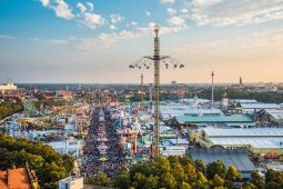 MUNICH, GERMANY - 2, © Adobe Stock, anahtiris, #1737904212 SEPTEMBER 2017: Aerial view of Oktoberfest from St. Paul Cathedral