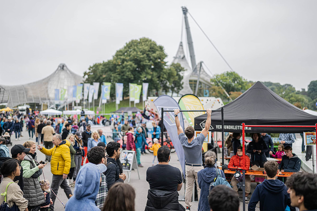 Outdoorsportfestival München 2026 Das Outdoorsportfestival lädt am 27. September 2026 mit mehr als 60 Sportangeboten zum Mitmachen in den Münchner Olympiapark ein.